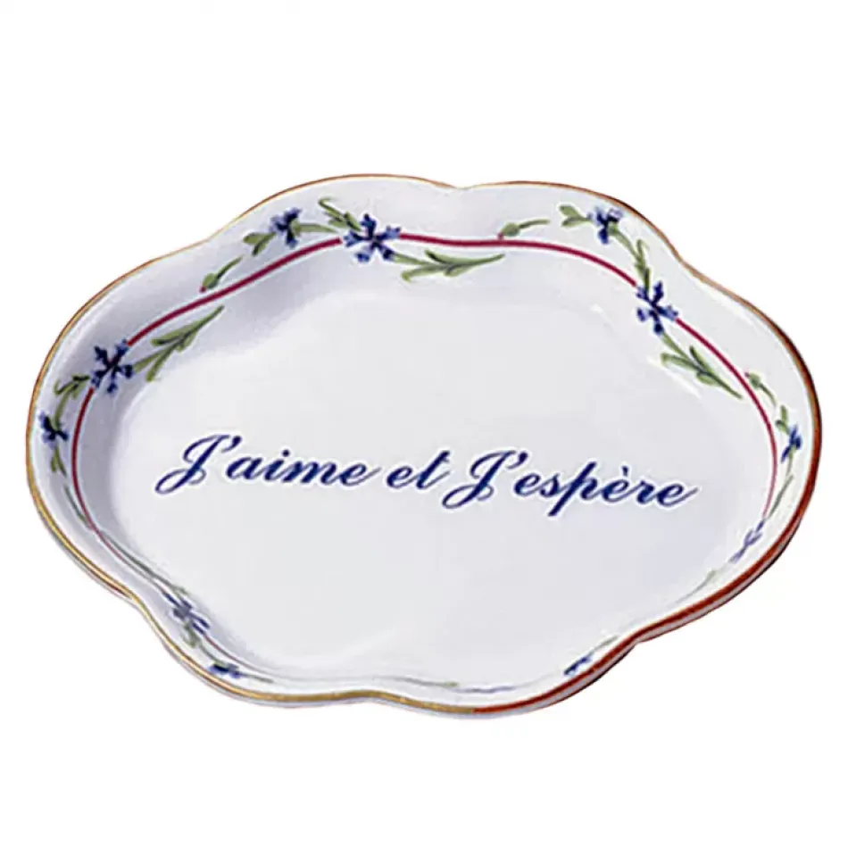 J'aime et J'espere Ring Tray 4.5"