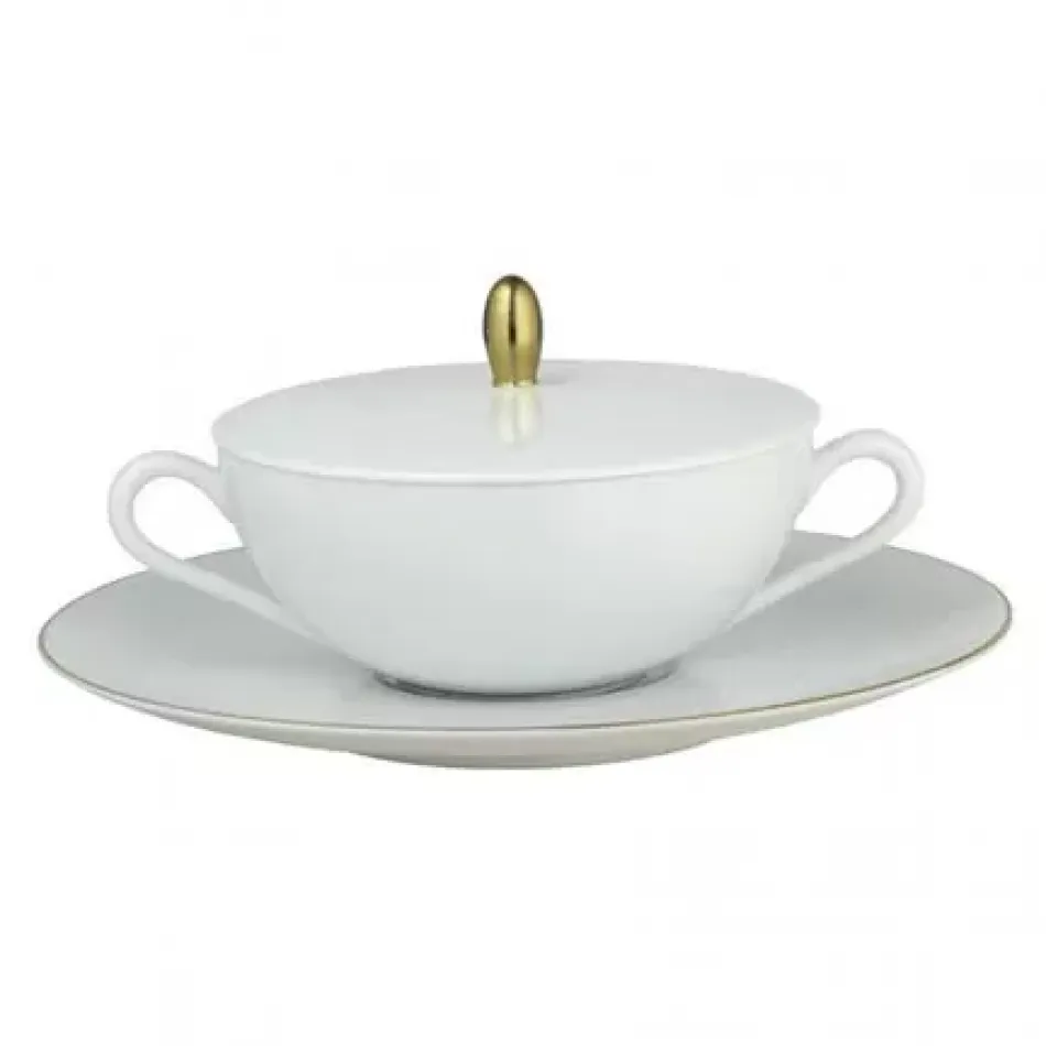 Monceau Gold Cream Soup Cup Round 4.6 in.
