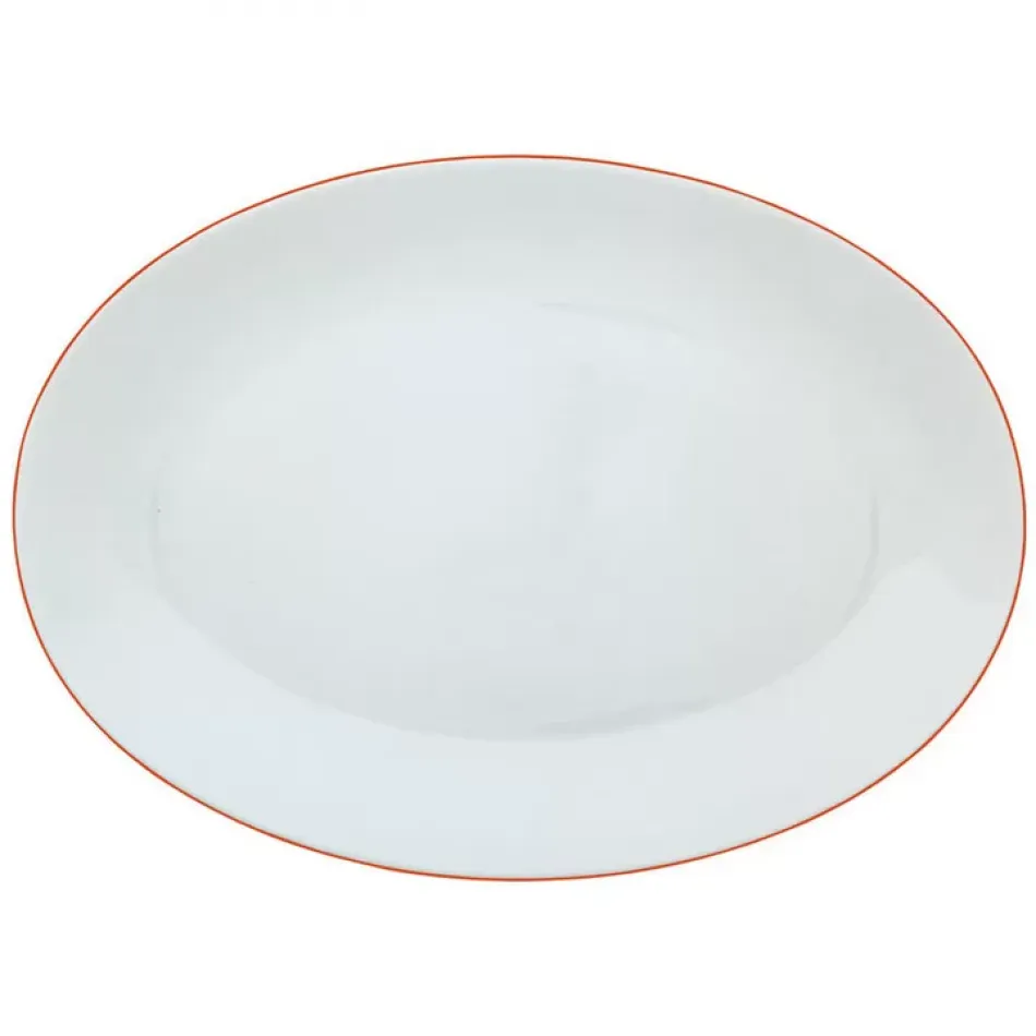 Monceau Orange Abricot Oval Dish/Platter Large 42 in X 30 in