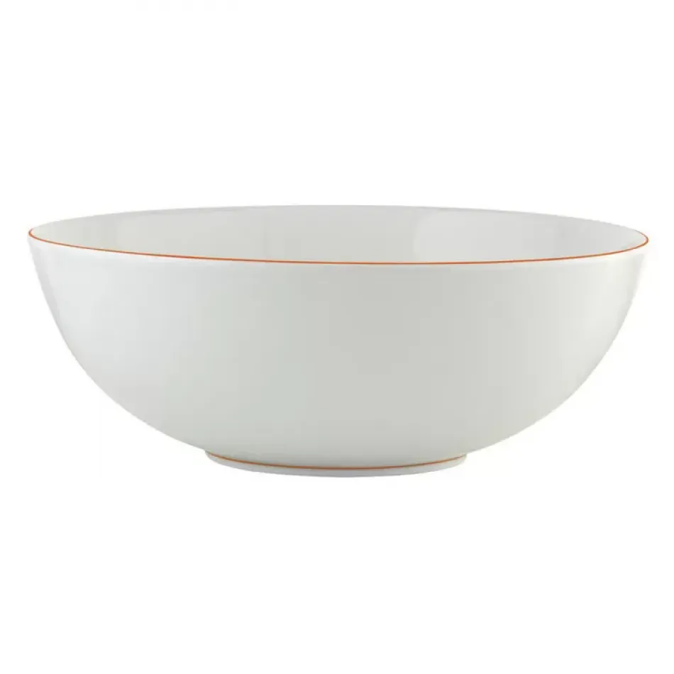 Monceau Orange Abricot Salad Bowl Large Diam 10.4 in