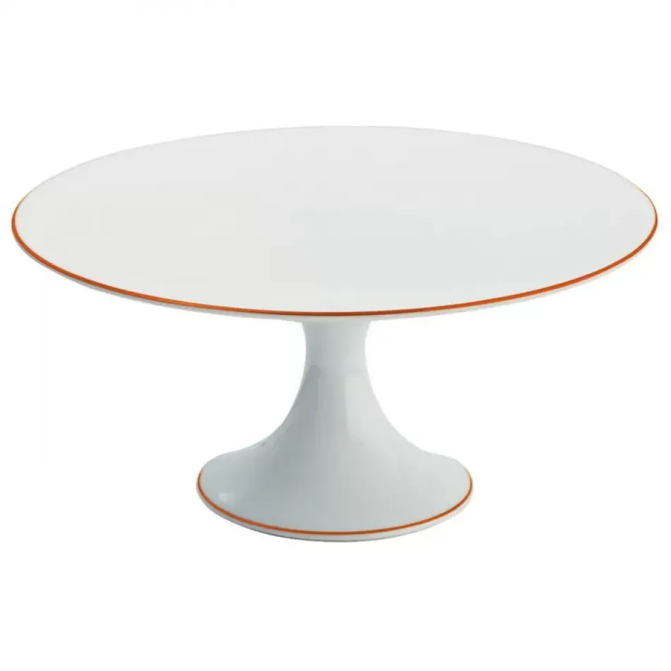 Monceau Orange Abricot Petit Four Stand Small Diam 6.3 in