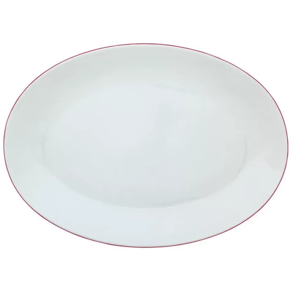 Monceau Red (Red) Oval Dish/Platter Large 42 in. x 30 in.