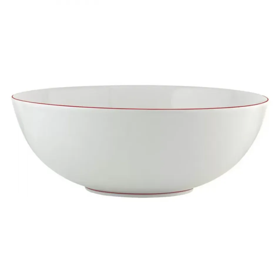 Monceau Red (Red) Salad Bowl Large Diam 10.4 in