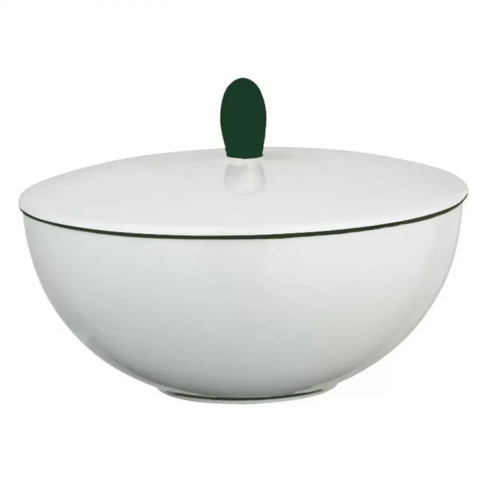 Monceau Empire Green Sugar Bowl Diam 4.6 in