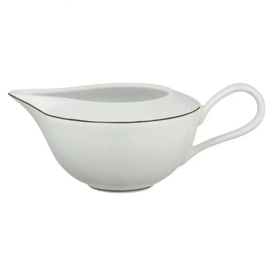 Monceau Empire Green Creamer Round 3.5 in.