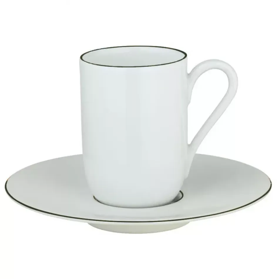 Monceau Empire Green Espresso Saucer Diam 5.0 in