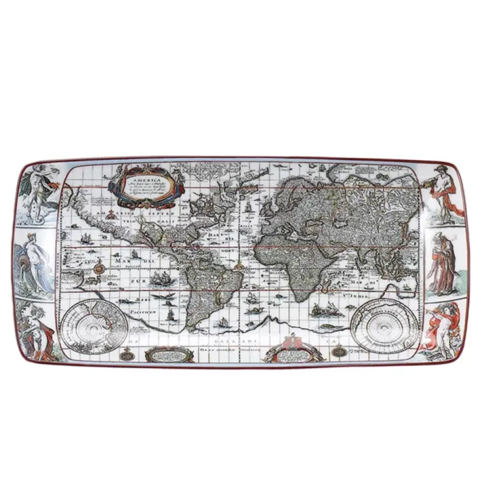 Globe Rectangular Tray Small 7.5" X 3.5"