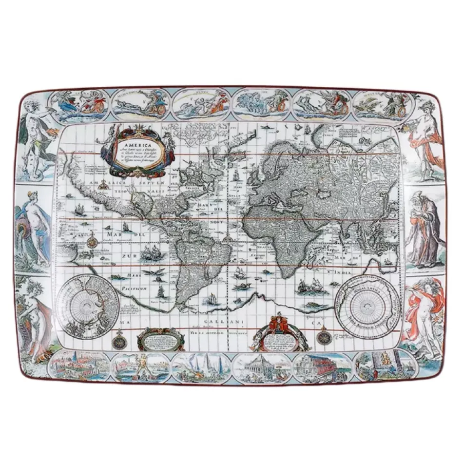 Globe Rectangular Tray Large 10.75" x 7.5"