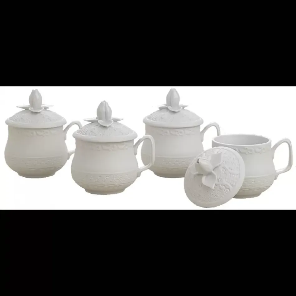 Prosperity Pot De Creme Set of Four 3.75"