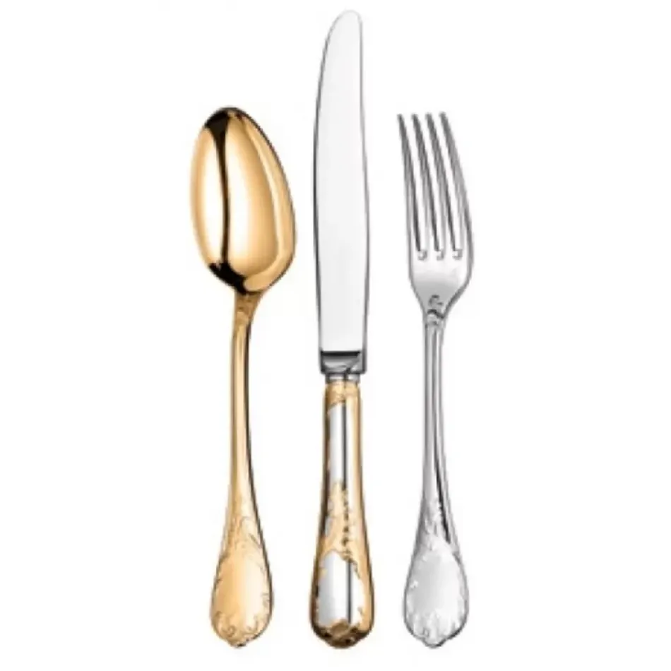 Marly Partial Gilded Gold Accent Gourmet Sauce Spoon