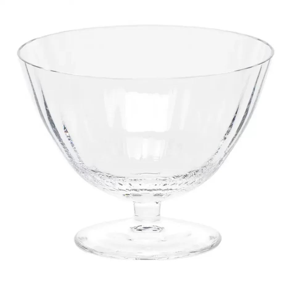 Optic Footed Small Bowl Icecream Clear Lead-Free Crystal, Optic 13 cm