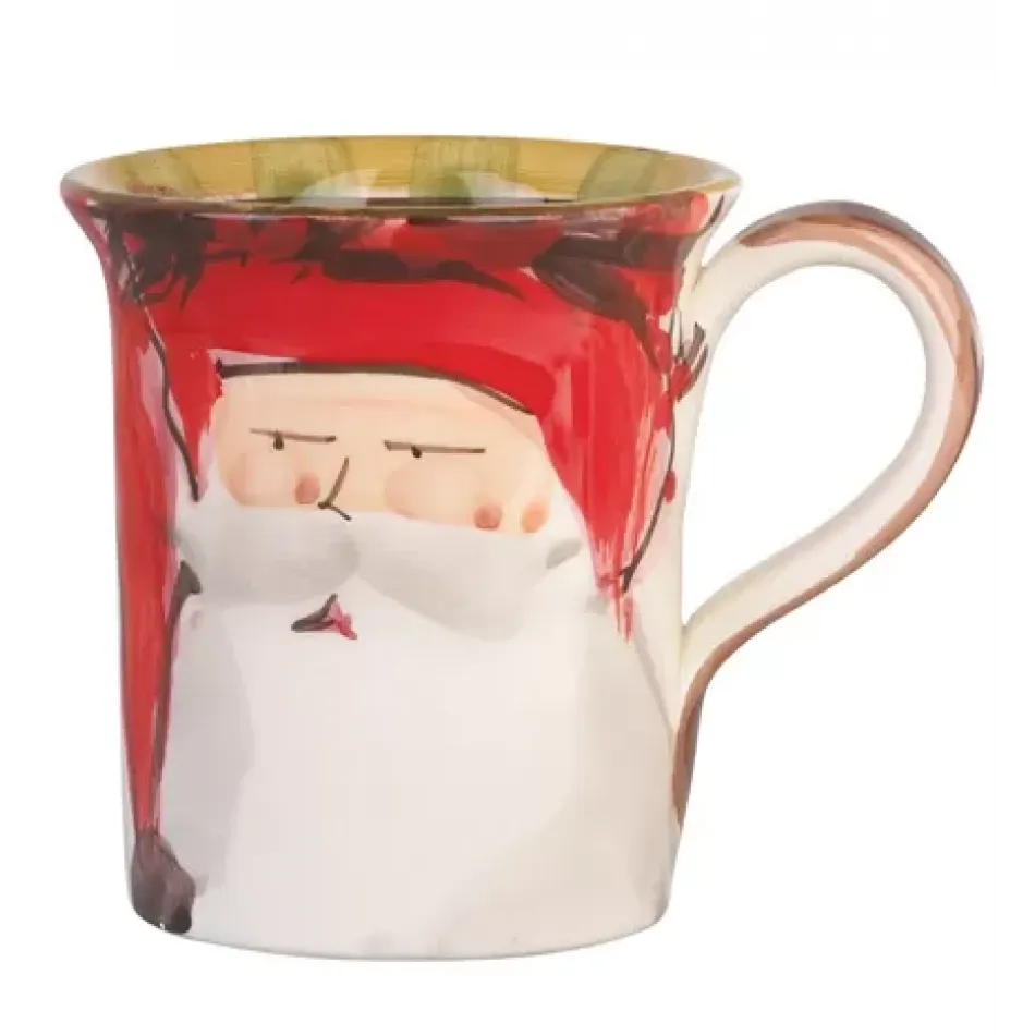 Old St. Nick Mug - Red Hat 4.5"H, 14 oz