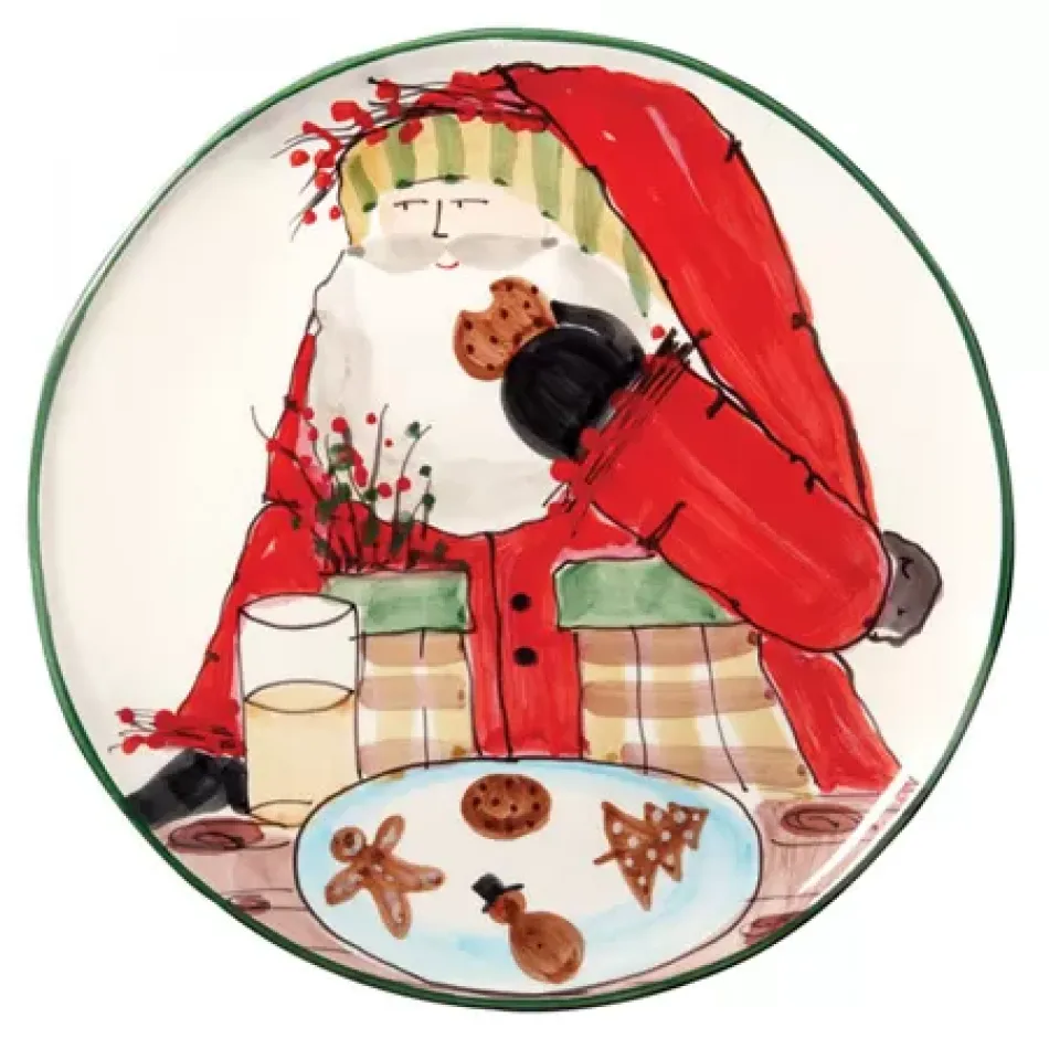 Old St. Nick Cookie Platter 13.75"D