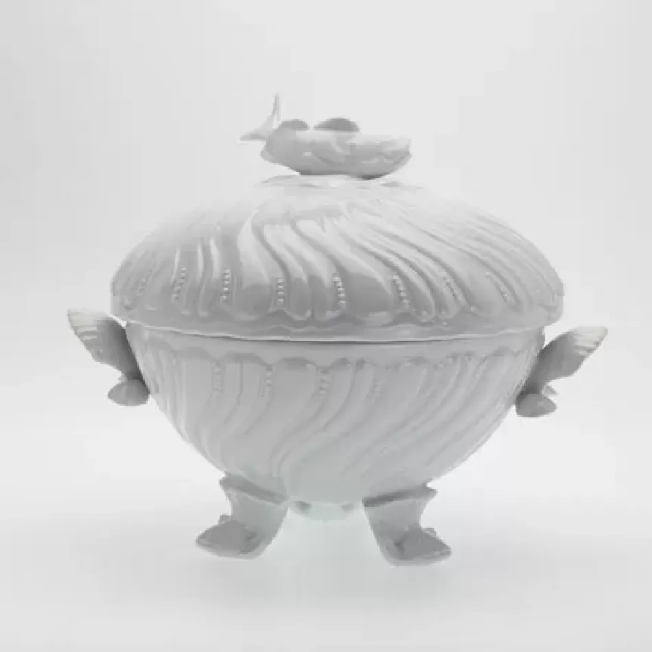 Ocean White Footed Fish Soup Tureen