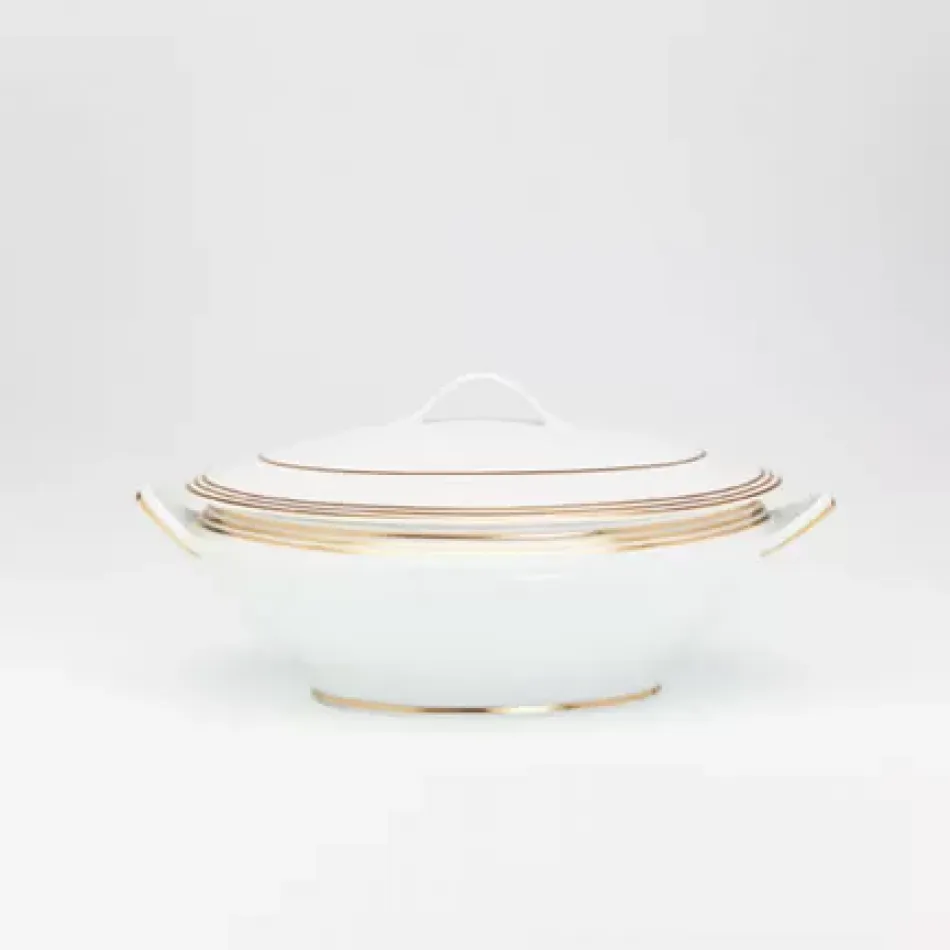 Latitudes Gold Soup Tureen