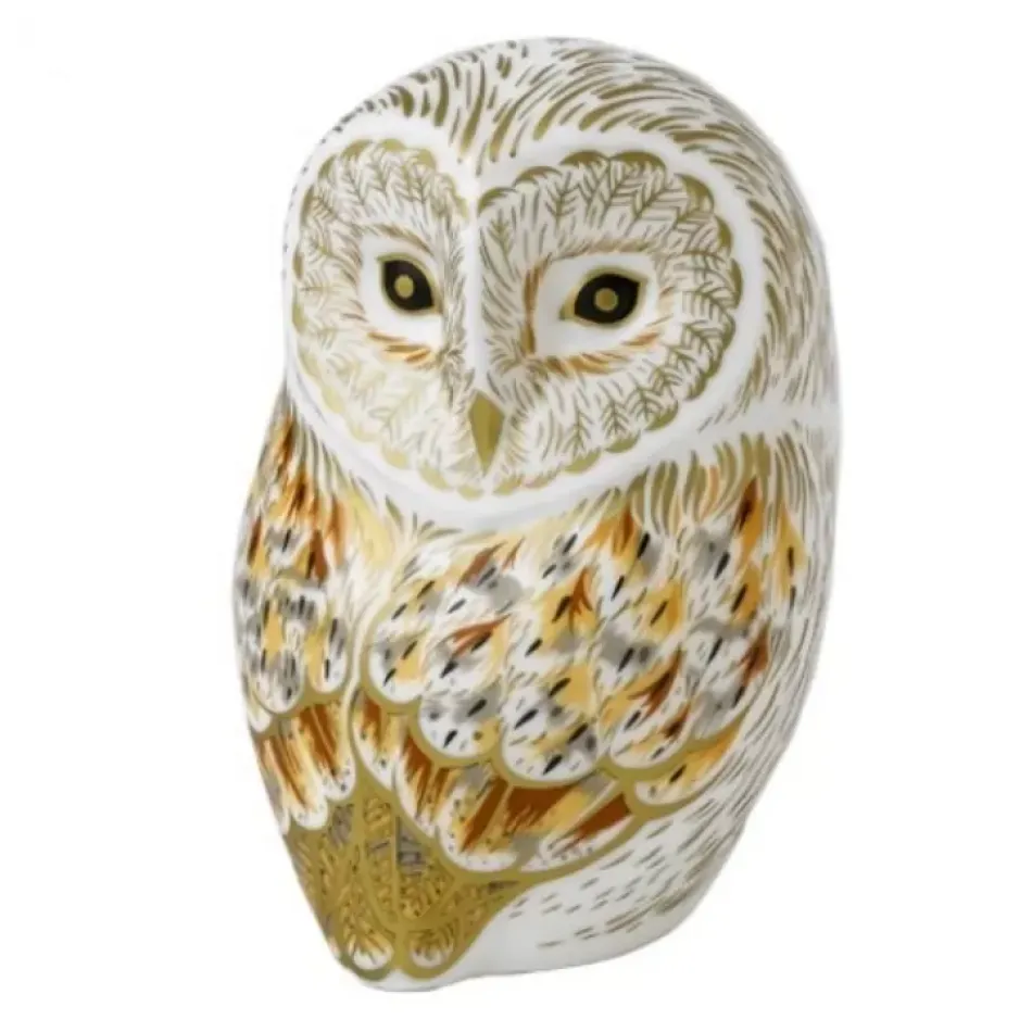 Winter Owl Paperweight