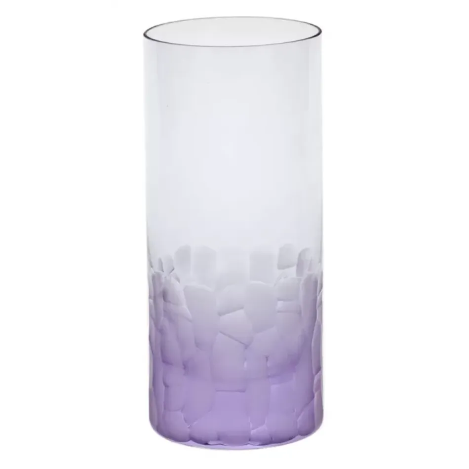 Whisky Set /1 Tumbler For Water Alexandrite Lead-Free Crystal, Cut Pebbles 400 ml