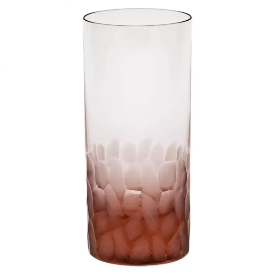 Whisky Set /1 Tumbler For Water Rosalin Lead-Free Crystal, Cut Pebbles 400 ml