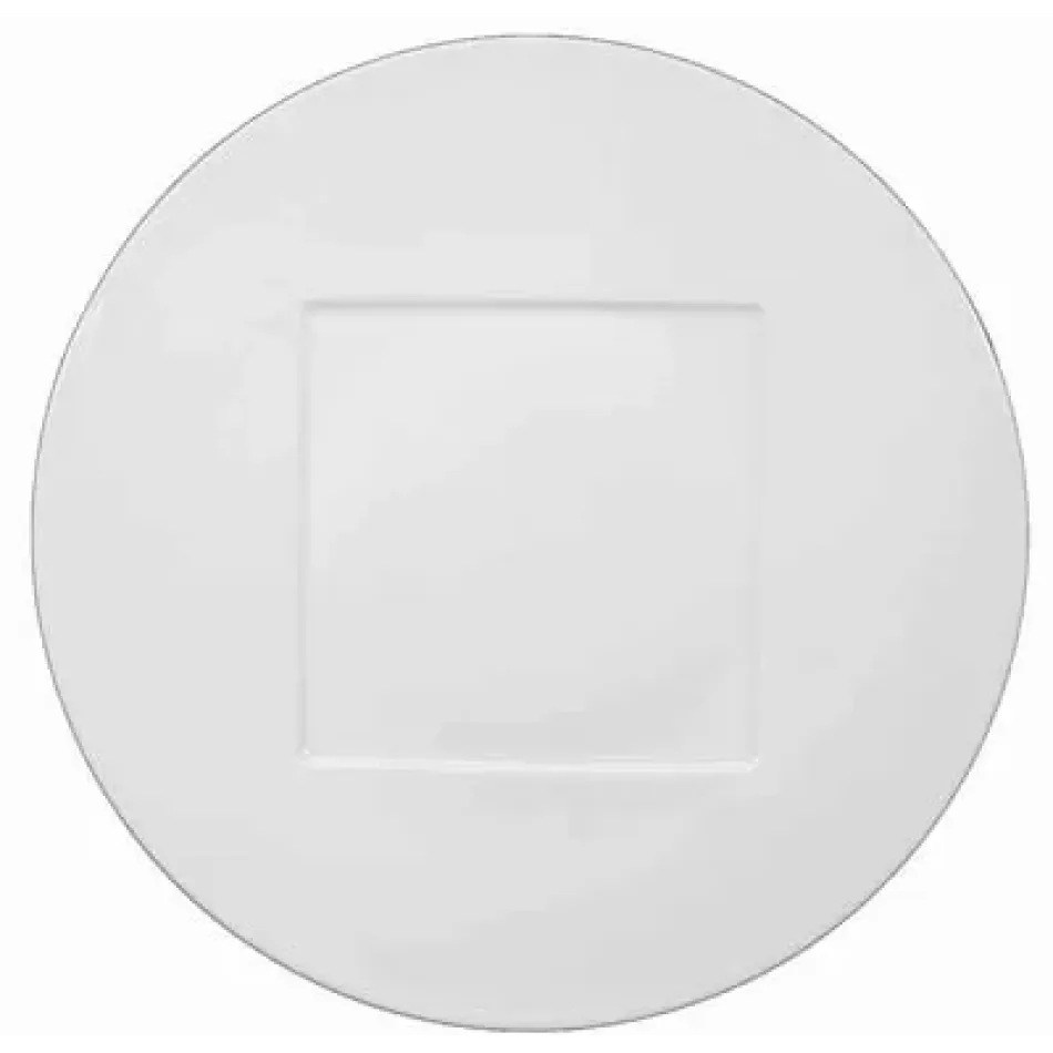 Hommage American Dinner Plate Square Center Round 10.6 in.