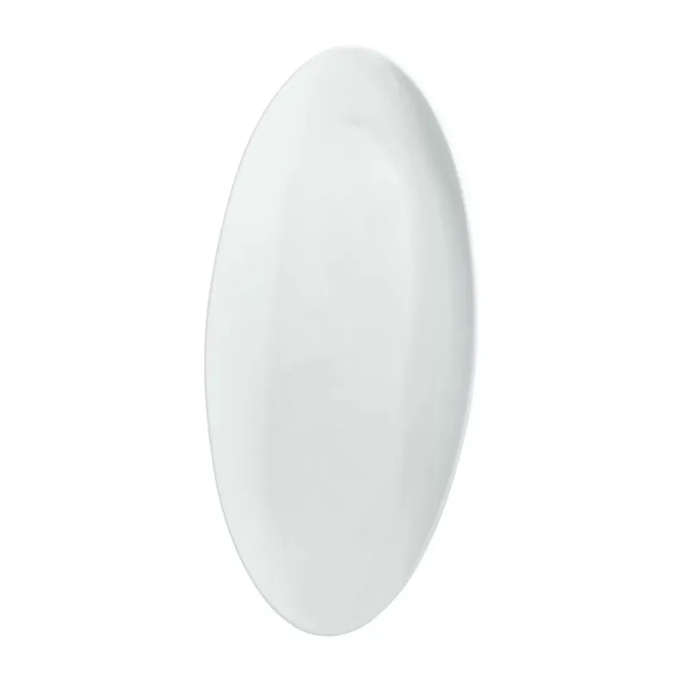 Hommage Oval Flat Plate Even 14.2 x 6.5 in.