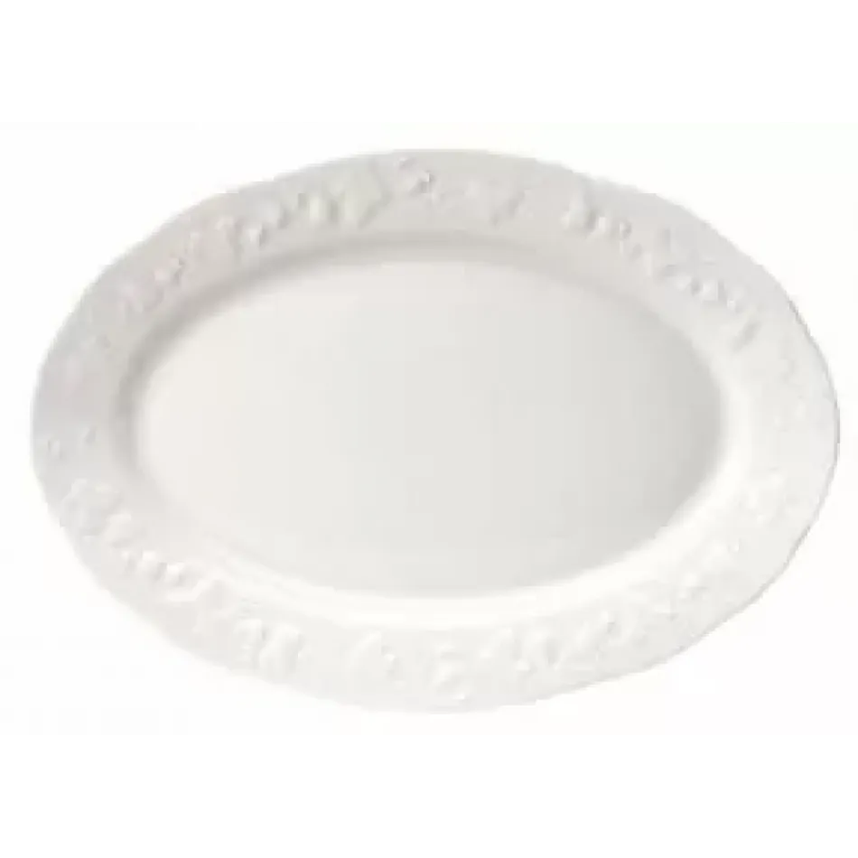 Blanc de Blanc Oval Platter