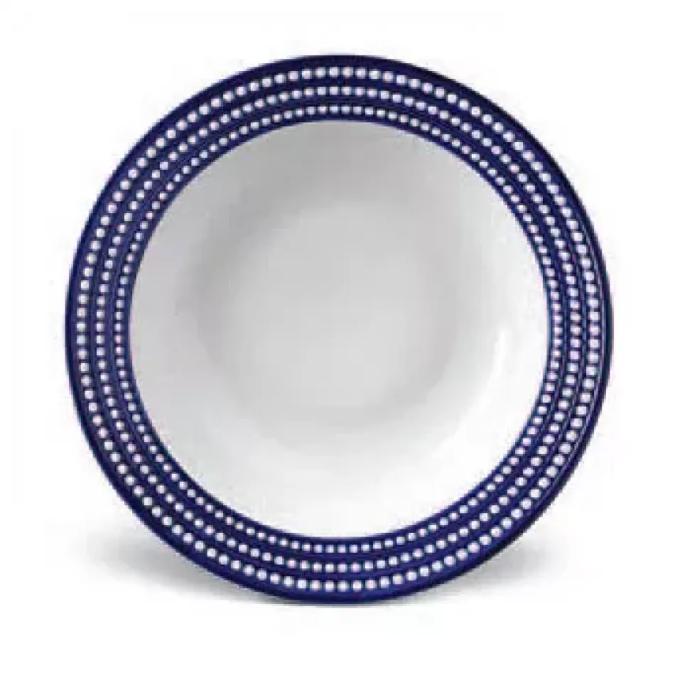 Perlee Bleu  Rimmed Serving Bowl 14.5"/2qt