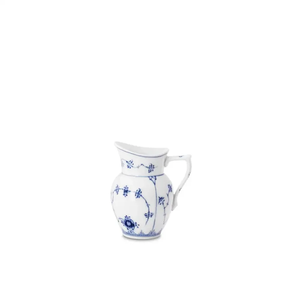 Blue Fluted Plain Creamer 2.75 oz