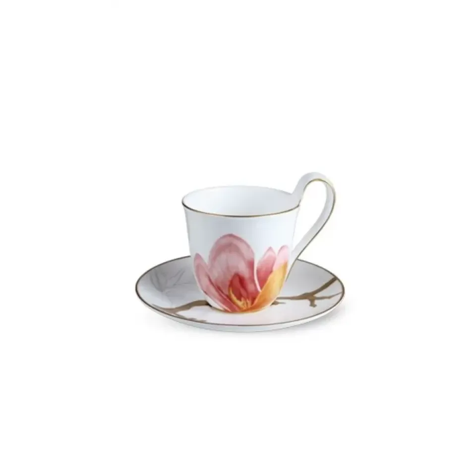 Flora Cup & Saucer 27 cl 9.13 oz Magnolia