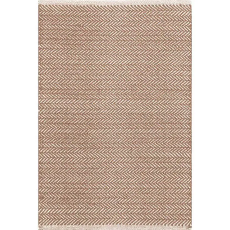 Herringbone Stone Woven Cotton Rug