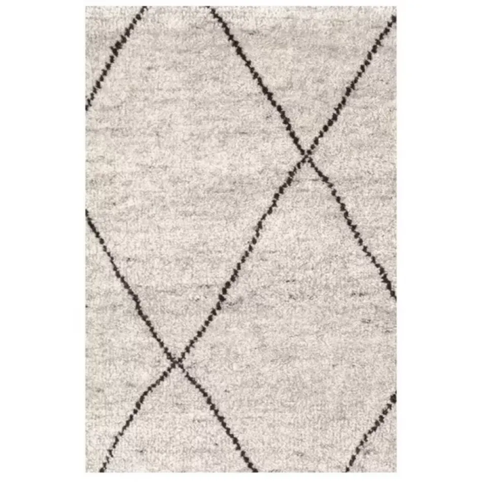 Numa Charcoal Hand Knotted Wool Rug 10' x 14'