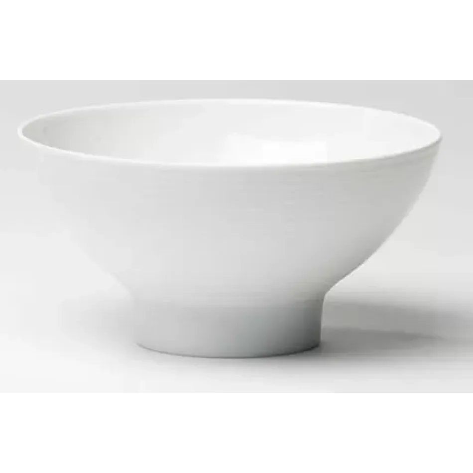 Loft White Bowl Footed Round 4 1/4 in, 7 oz