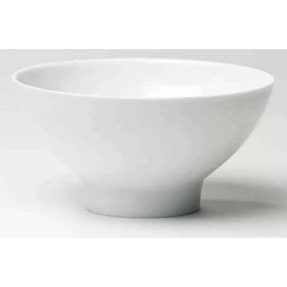 Loft White Bowl Footed Round 4 1/2 in, 9 oz