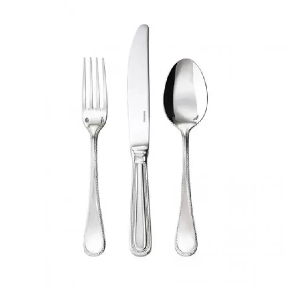 Perles 5-Pc Place Setting Solid Handle 18/10 Stainless Steel