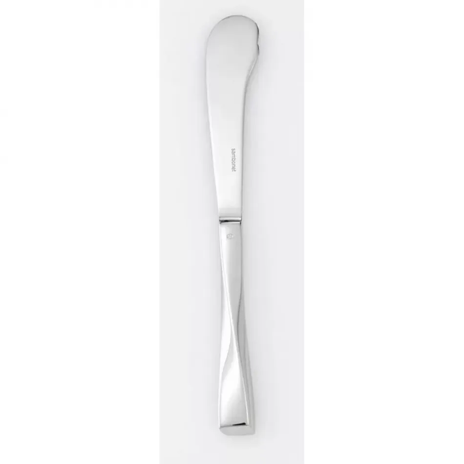 Twist Butter Knife Solid Handle 8 1/8 In 18/10 Stainless Steel