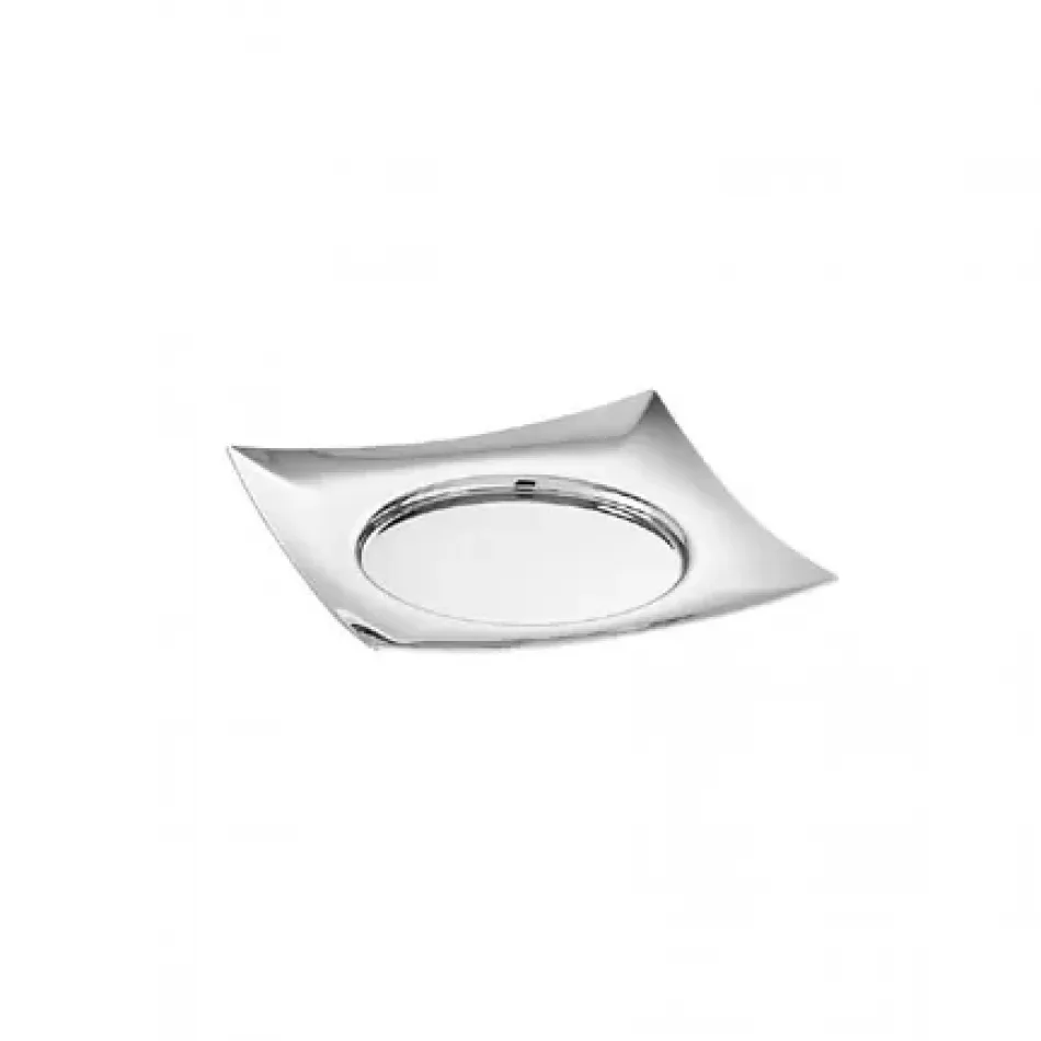 Linea Q Saucer 4 3/4 X 4 3/4 in 18/10 Stainless Steel