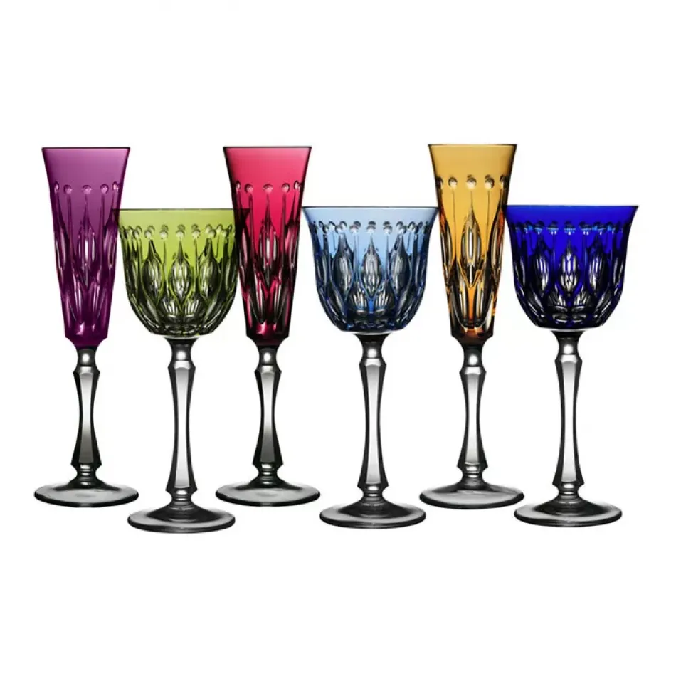 Renaissance Cobalt Blue Red Wine Glass