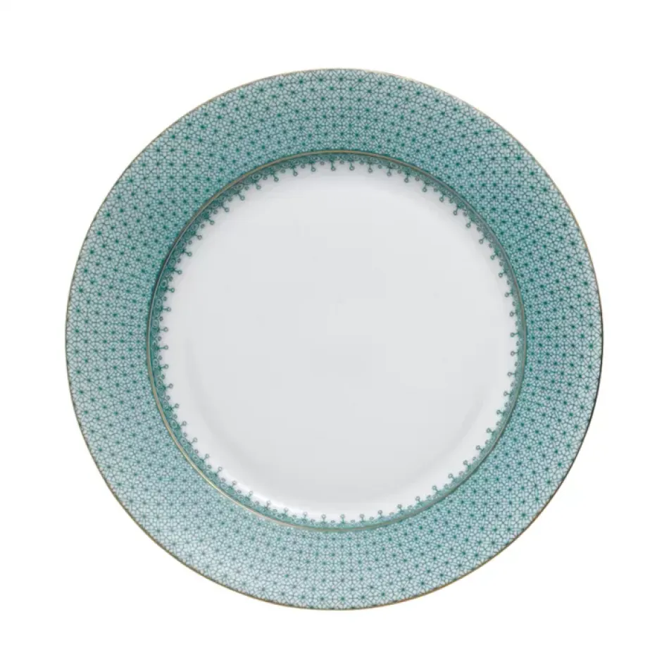 Green Lace Dessert Plate 8.5"