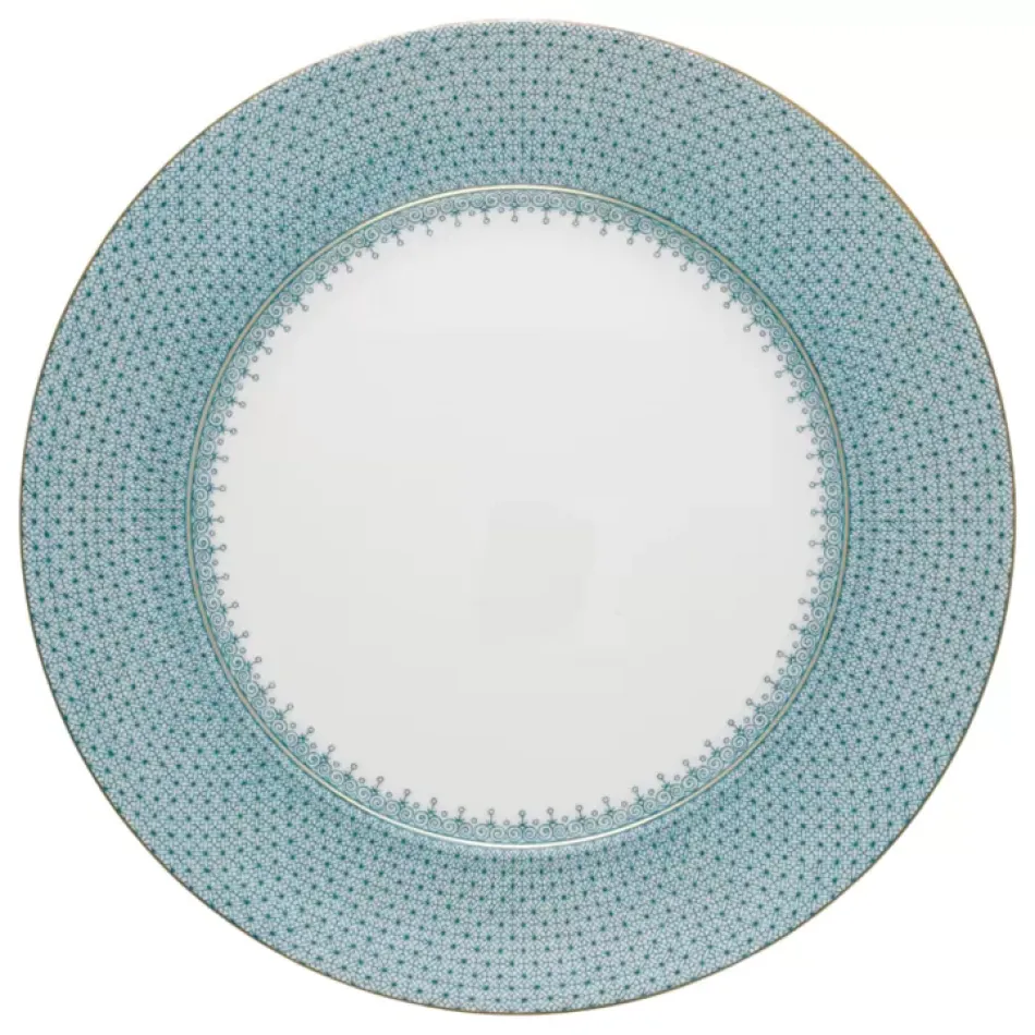 Turquoise Lace Service Plate 12"