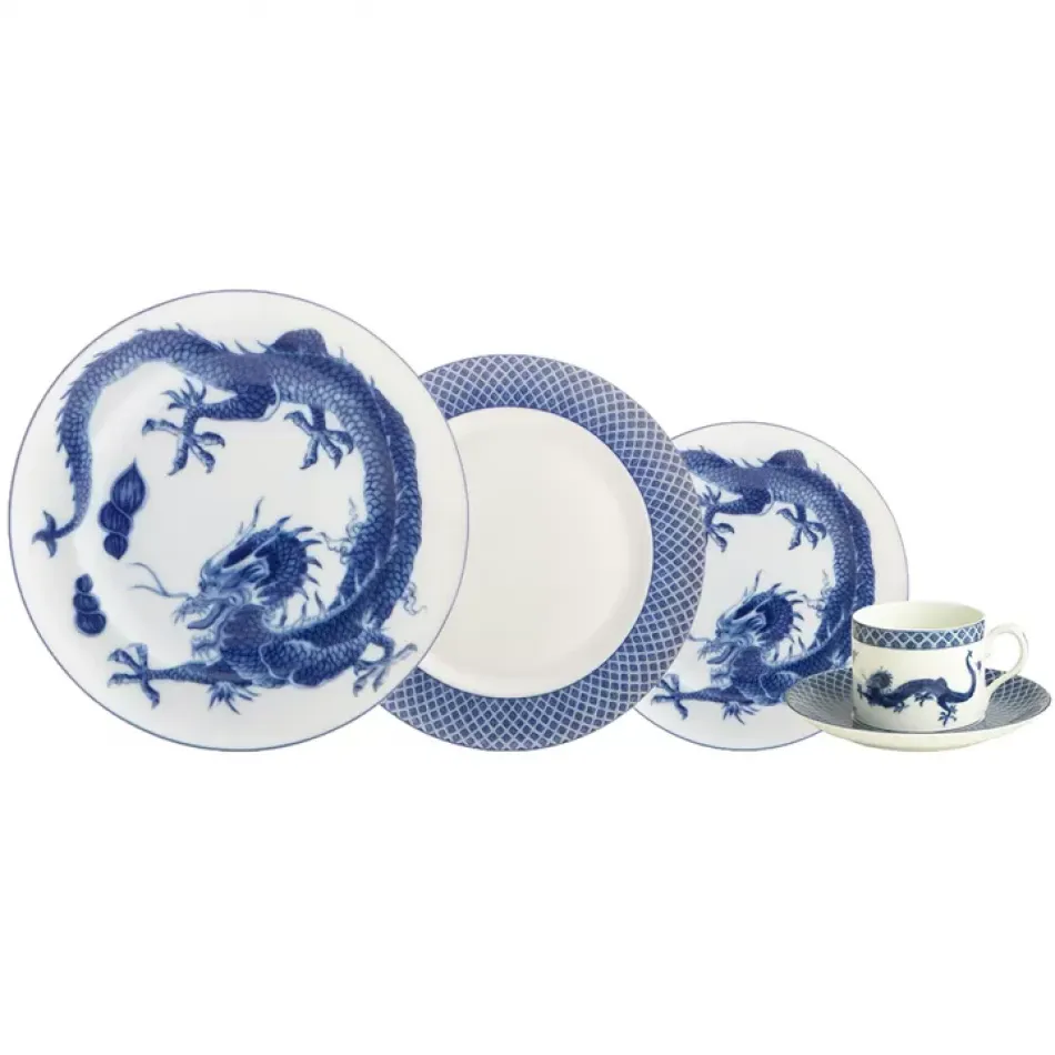 Blue Dragon 5-pc Place Setting