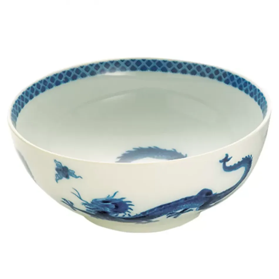 Blue Dragon Round Serving Bowl 9"