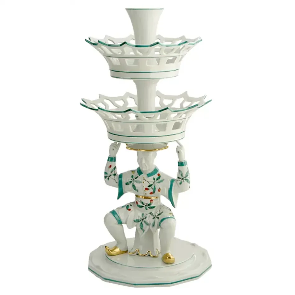 Famille Verte Epergne Large 25.5"