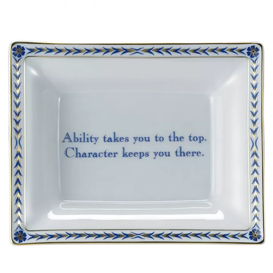 Ability....Character … Rectangular Ring Tray 4.25"x5.75"