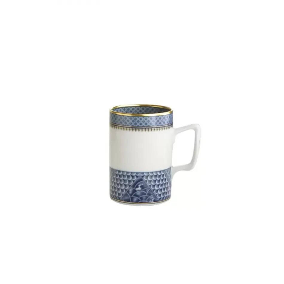 Indigo Wave Mug, 4.25"