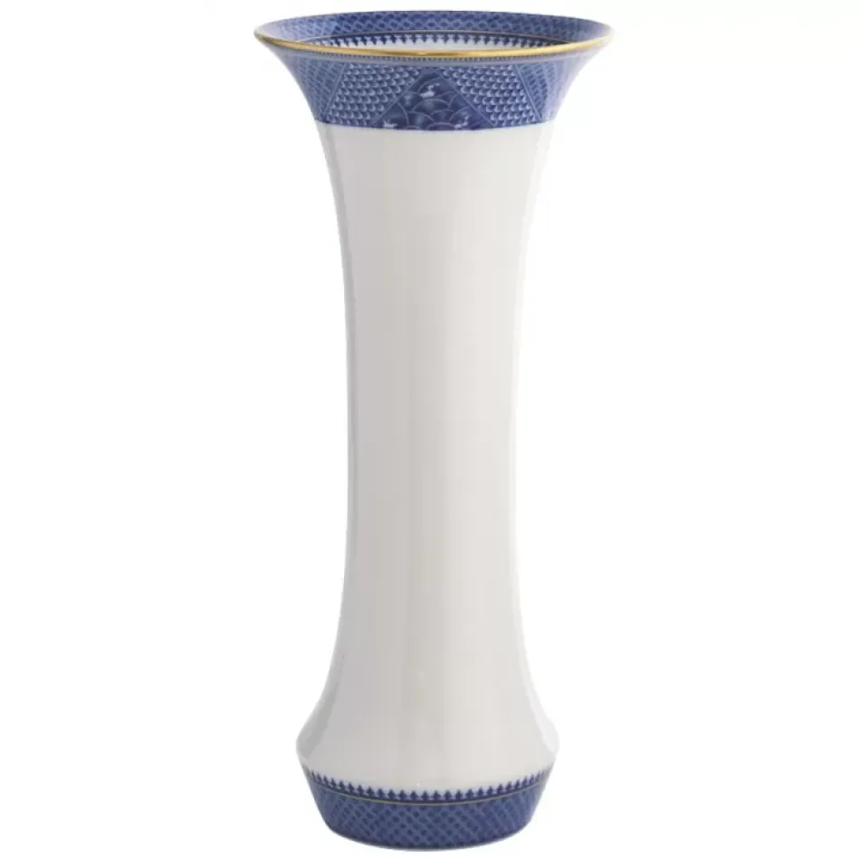 Indigo Wave Divina Vase 16"