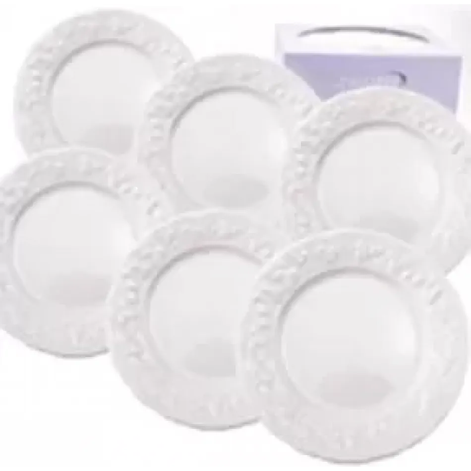 Blanc de Blanc Canape Plates (Set Of 6)