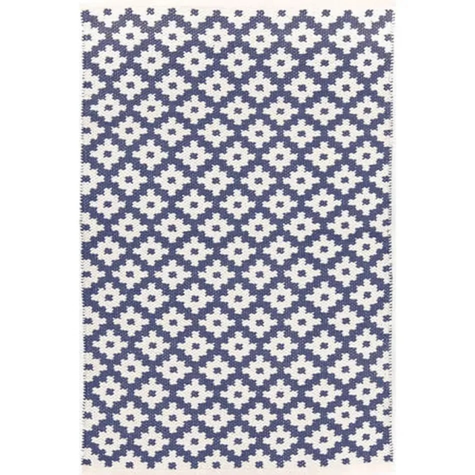 Samode Denim/Ivory Indoor/Outdoor Rug