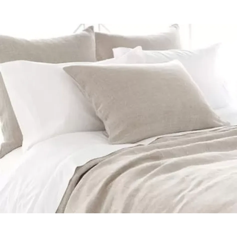 Stone Washed Linen Natural Bedding