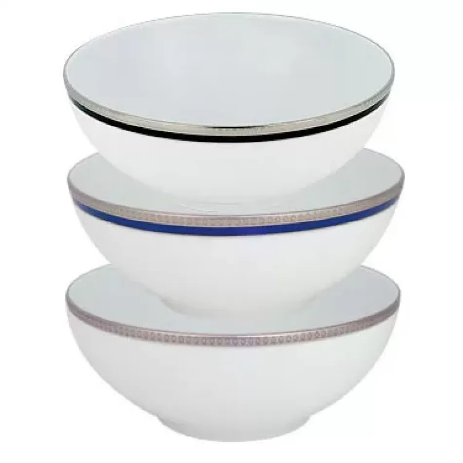 Symphonie Blue/Platinum Salad Bowl 23.5 Cm 190 Cl