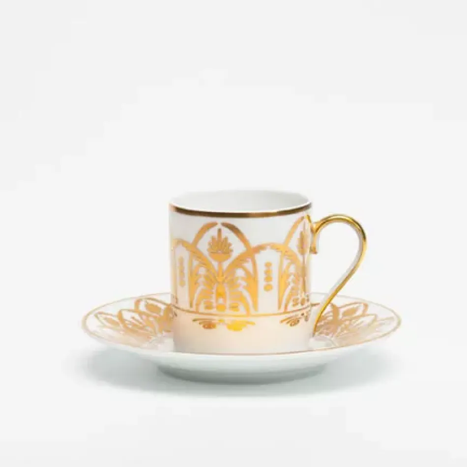 Oasis White Coffee Saucer