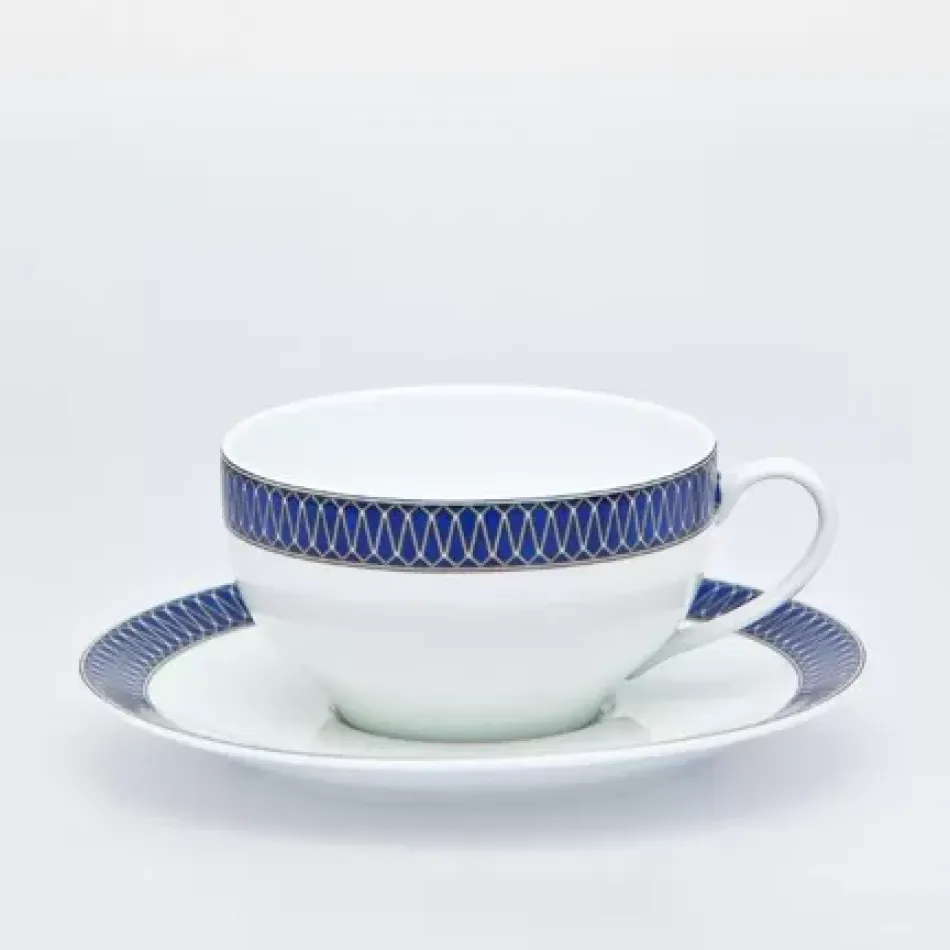 Blue Star Tea Saucer